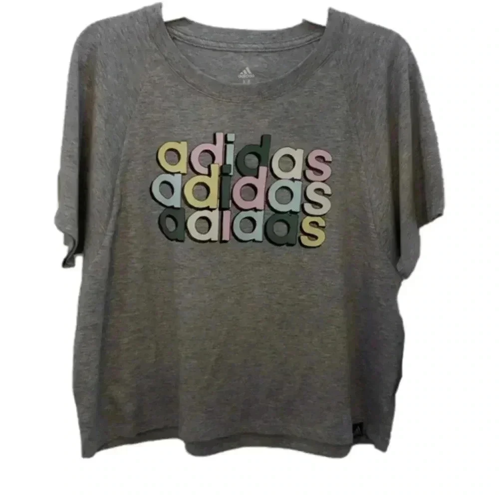 Adidas Heathered Raglan Tee